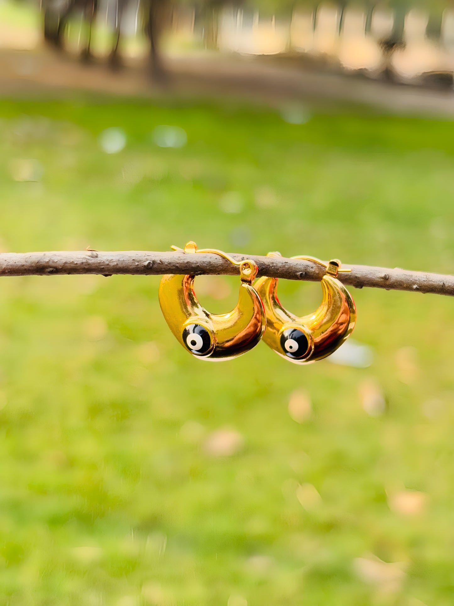 COSMIC EYES HOOPS