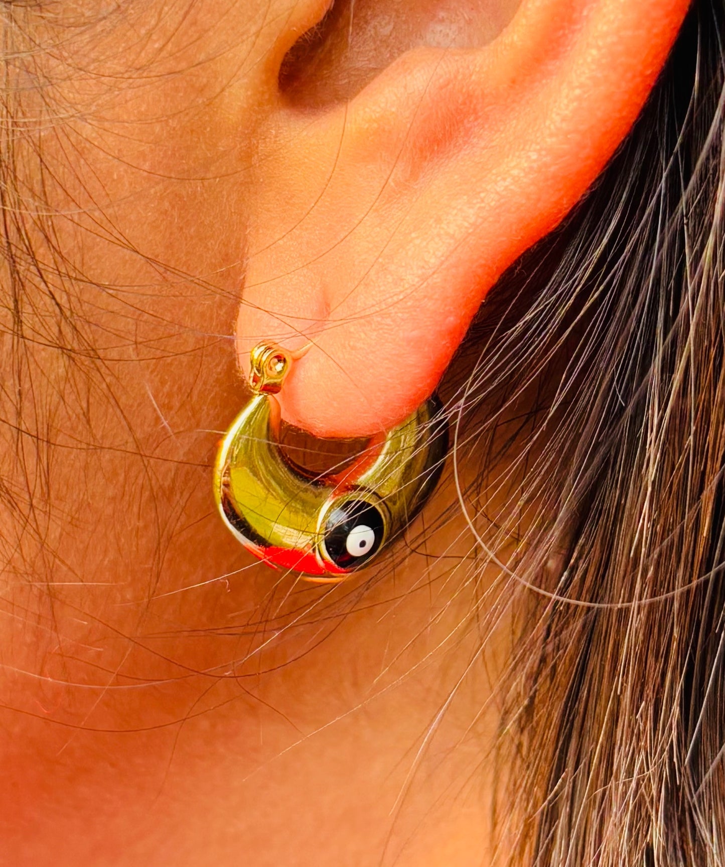 COSMIC EYES HOOPS