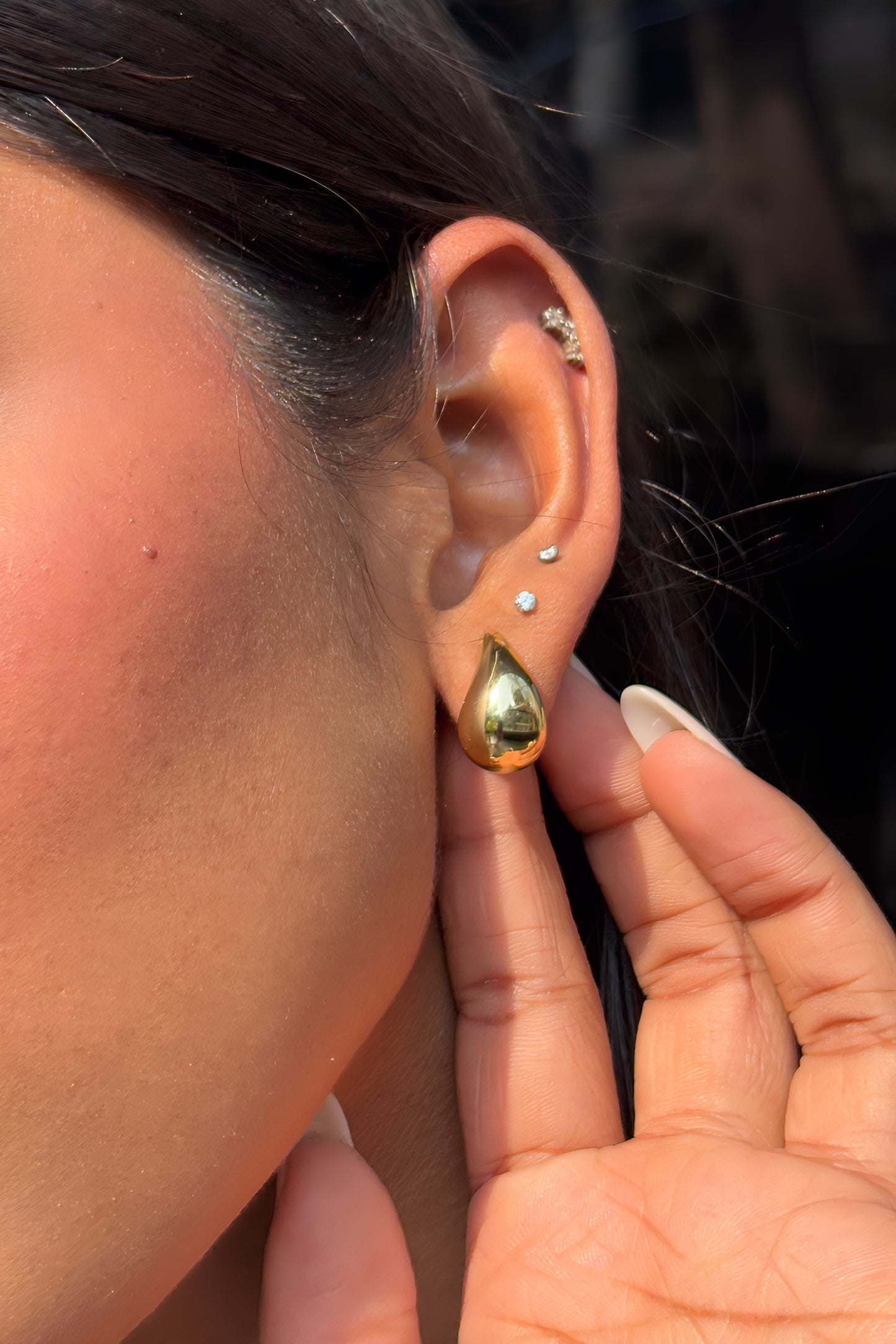 GOLDEN DEWDROP EARRINGS