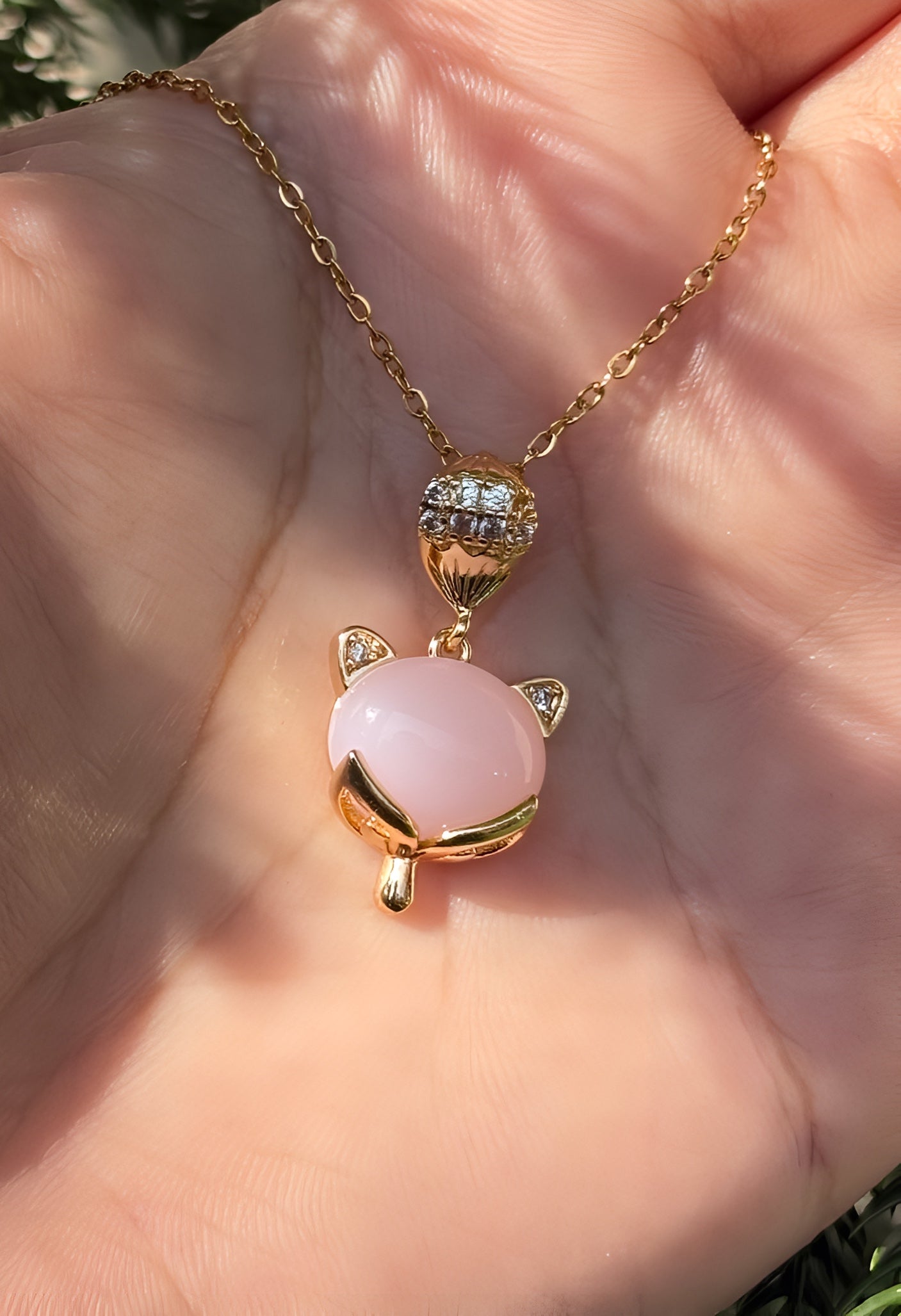 MYSTIC CAT MOONSTONE PENDANT