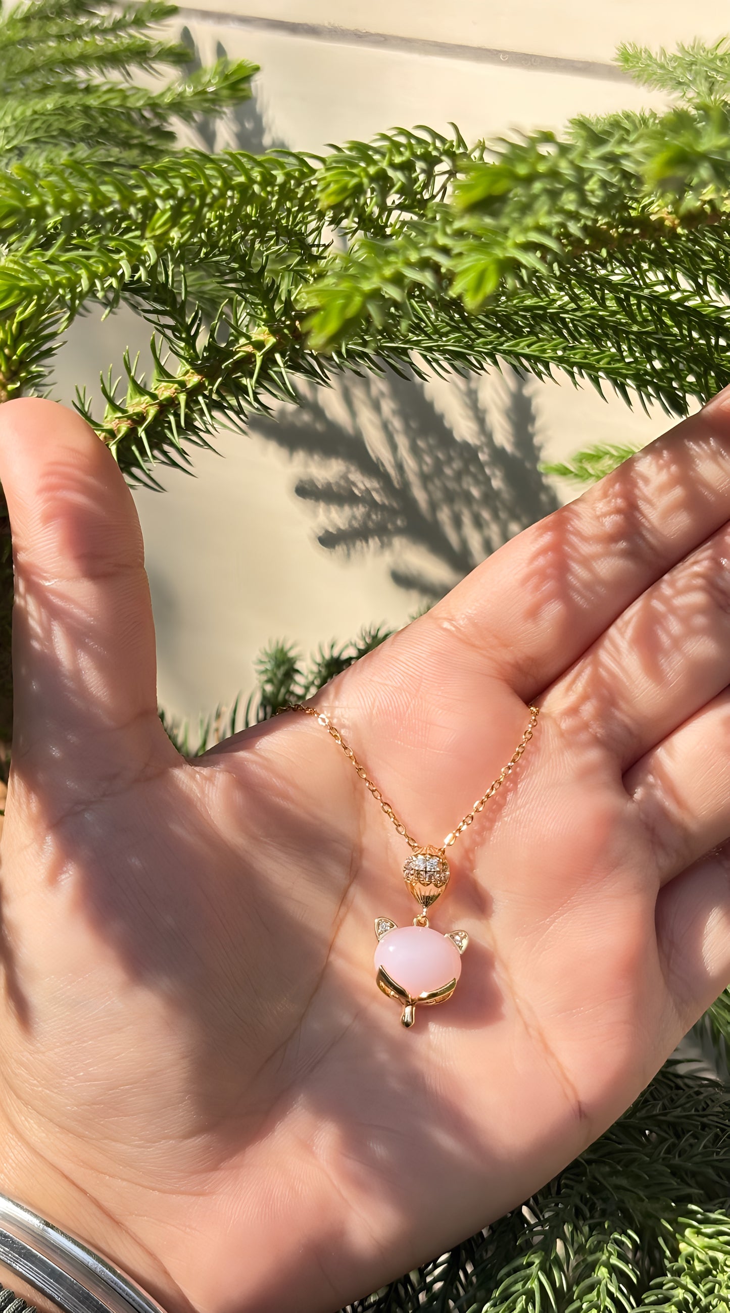 MYSTIC CAT MOONSTONE PENDANT