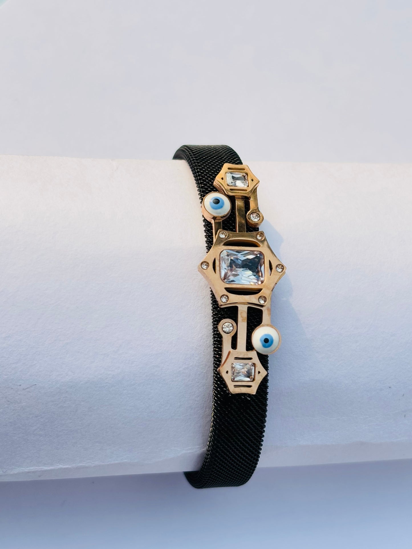 EVIL EYE MESH BRACELET