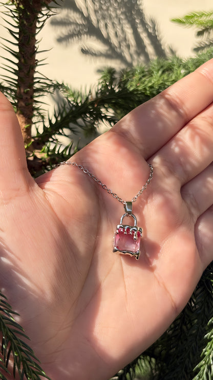 DREAMY PRISM LOCK PENDANT