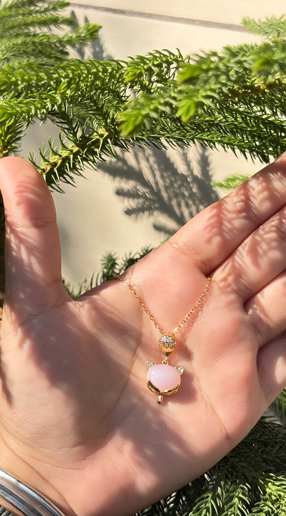MYSTIC CAT MOONSTONE PENDANT