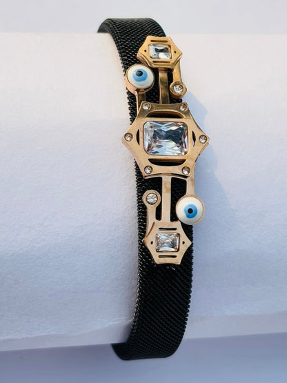 EVIL EYE MESH BRACELET